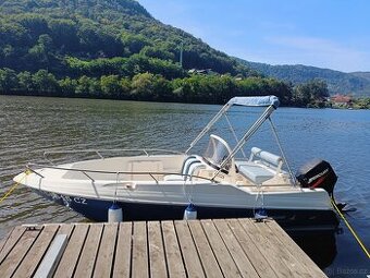 Motorový člun loď Quicksilver 500, Mercury 60 hp + vlek