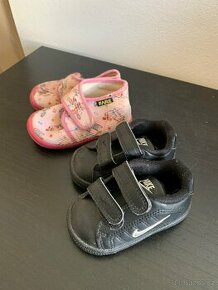 Botičky nike a papučky FARE VEL.18/19