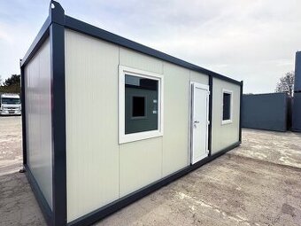 NOVÝ, zateplený, mobilní obytný kontejner 7x3m svařovaný