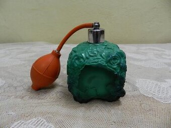 Art deco Flakon růže Malachit Jade Schlevogt