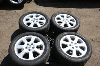 sada alu kol R16 letni pneu 205/55R16 dunlop 4x 7mm