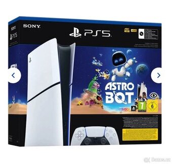 Playstation 5 + Astro Bot - nové nerozbalené