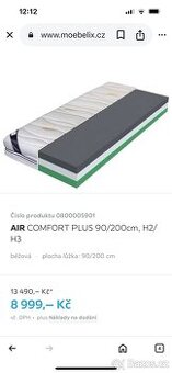 Matrace 90x200x21