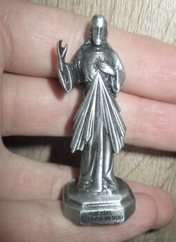 Kovová figurka Ježíše - patina - 1