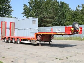 Kässbohrer LOW-BED, 58 TUN, HYDRAULICKÉ NÁJEZDY, DVĚ NATÁČEC
