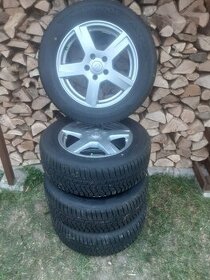 Alu Kola 16" 5x110 Fiat Opel Mazda MGzimnní pneu 215/65R16