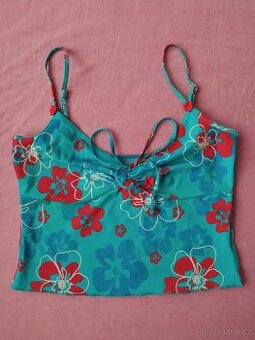 Dámský květinový top tričko od plavek zn. H&M, vel. XS-S