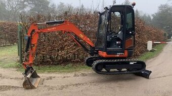 Minibagr+3x lžíce,2.5T•Kubota U27-4•21hp•1080MTH