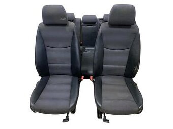 Sedačky černá kůže látka BMW 320 E91 touring r.v. 2008