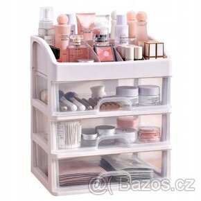 3-zásuvkový organizér na kosmetiku a podobně