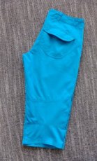 Tyrkysové sportovní ¾ kalhoty Hannah vel. 36