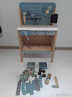 Dětský dřevěný ponk a nářadí Narex