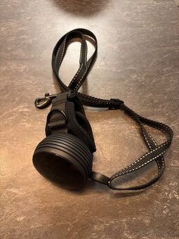 Vodítko Lishinu3 – černé, velikost XS (2–4 kg