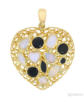 NOVÝ Krásny prívesok zo žltého 14k zlata - Korai