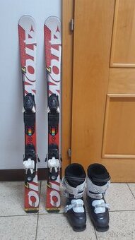 Prodám dětský lyžařský set  atomic 110cm