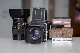 Hasselblad 500CM + A12 + 80/2.8 + 150/4