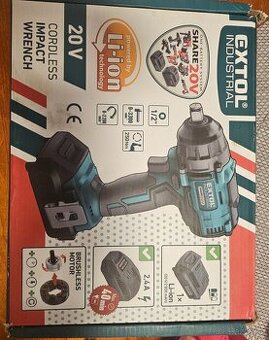 Rázový utahovák 250 nm. Extol Industrial 8791810