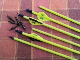 Lukostřelba, 30" karbonové šípy s výměnným hrotem