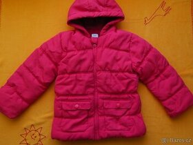 Bunda červená podzim/zima, vel. 110
