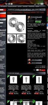 Rozšiřovací podložky 5x120 72.6