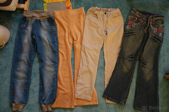 Dívčí kalhoty vel.140