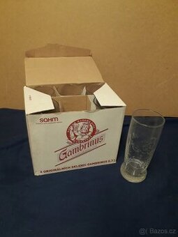 Sklenice Gambrinus 0,3/0,5l