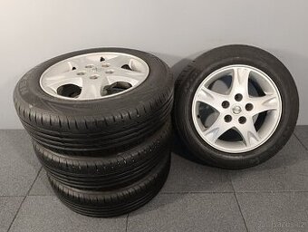 ALU kola Nissan Almera, letní pneu 185/65 R15