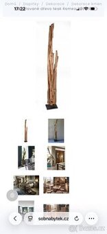 Prodám dekoraci kmen stromu teak