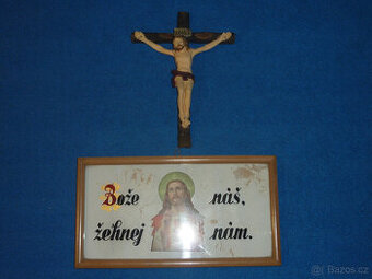 Svatý obrázek , kříž .