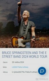 Vstupenky Bruce Springsteen