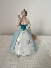 Royal dux porcelánová soška žena 20 cm - 1