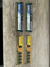 Prodám RAM DDR2 - 2x2GB + 2x 1GB
