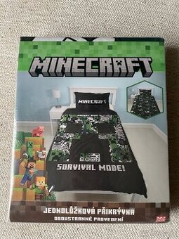 Minecraft oboustranné povlečení na velkou postel