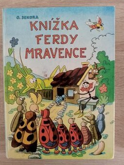 stará dětská kniha - knížka Ferdy mravence