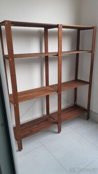 Ikea Tordh dřevěný regál na balkón / terasu