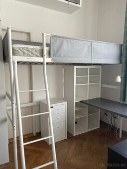 2x vyvýšená postel 90x200 cm VITVAL IKEA