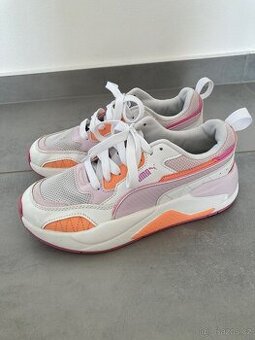 Puma tenisky 37,5 dívčí dámské bílé