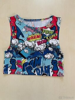 Comiks crop top,  vel S-L, FB sister