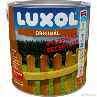 Tenkovrstvá lazura Luxol Originál 2,5 l - Kaštan 0020