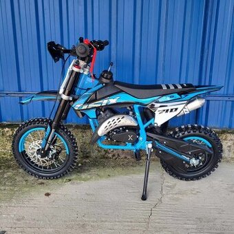 PITBIKE ASIX 710 60cc 12/10 PULL START 2T automat modrý