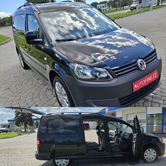 VW CADDY 2,0 TDi LONG 103kW 7 MÍST, 1.MAJ 140.tkm VÝHŘEVY