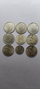 Stříbrné mince - 1