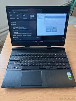 Herní notebook Hp OMEN, SSD disk, Windows 11, záruka