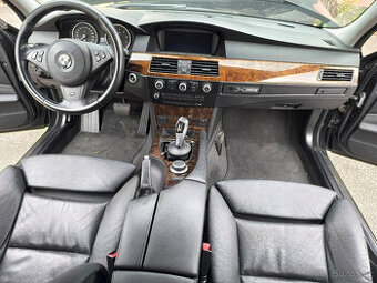 Bmw e60 Lci komfort černá kůže interiér
