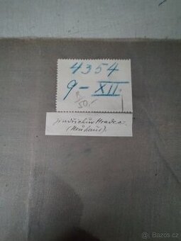 stara vojenska mapa Jiindř.Hradec a okolí