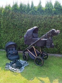 Kočárek Reemy Bet černý