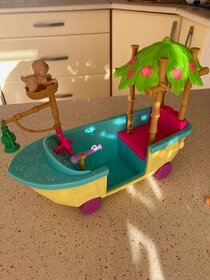 Vyhlídková loď do džungle, Mattel 29x22x11 cm