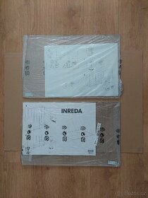 IKEA INREDA 2x skleněná police