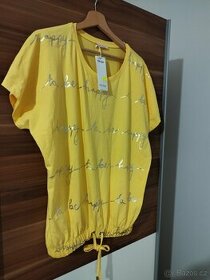 Žluté tričko s visačkou - 1