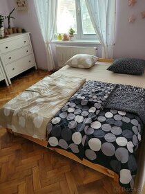 Manželská postel Euro zn. Max-I s roštem i matrací,160x200cm